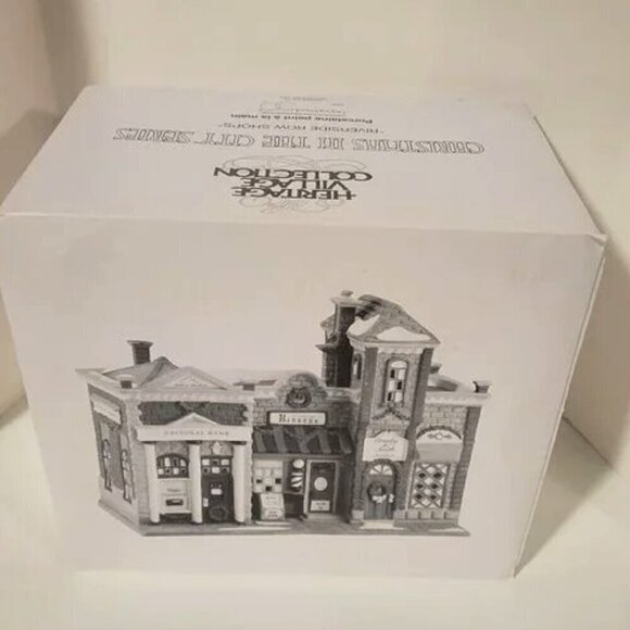 Dept. 56 Christmas In The City Series Riverside Row Shops #58888 Retired NEW - Picture 3 of 8